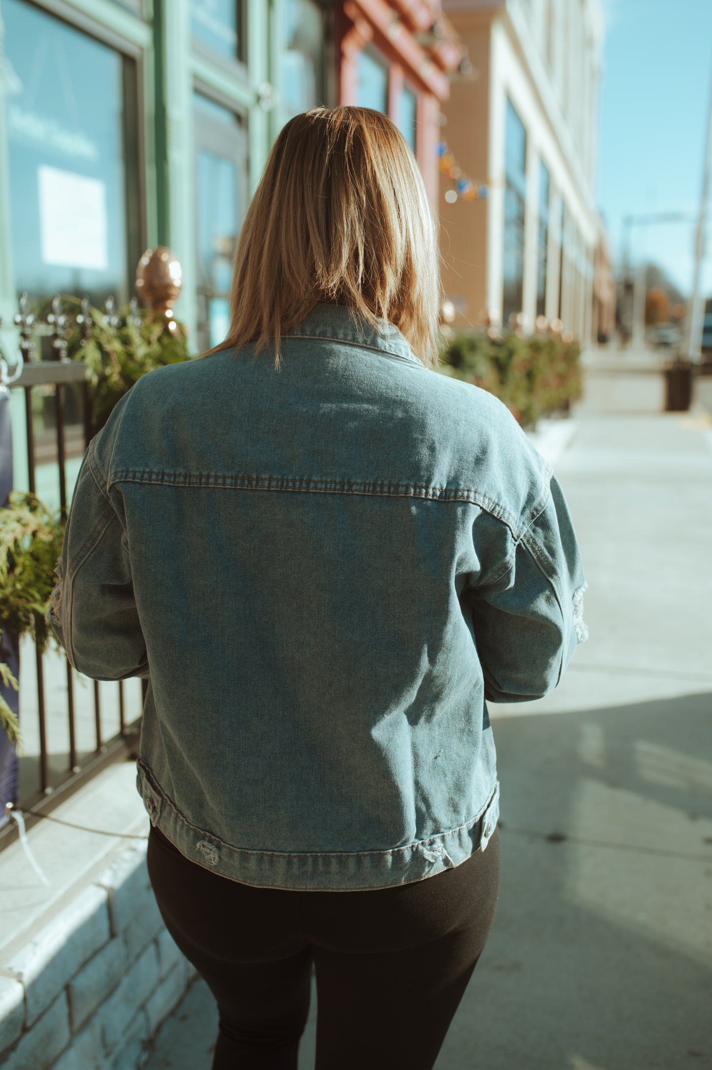 Leopard Denim Jacket