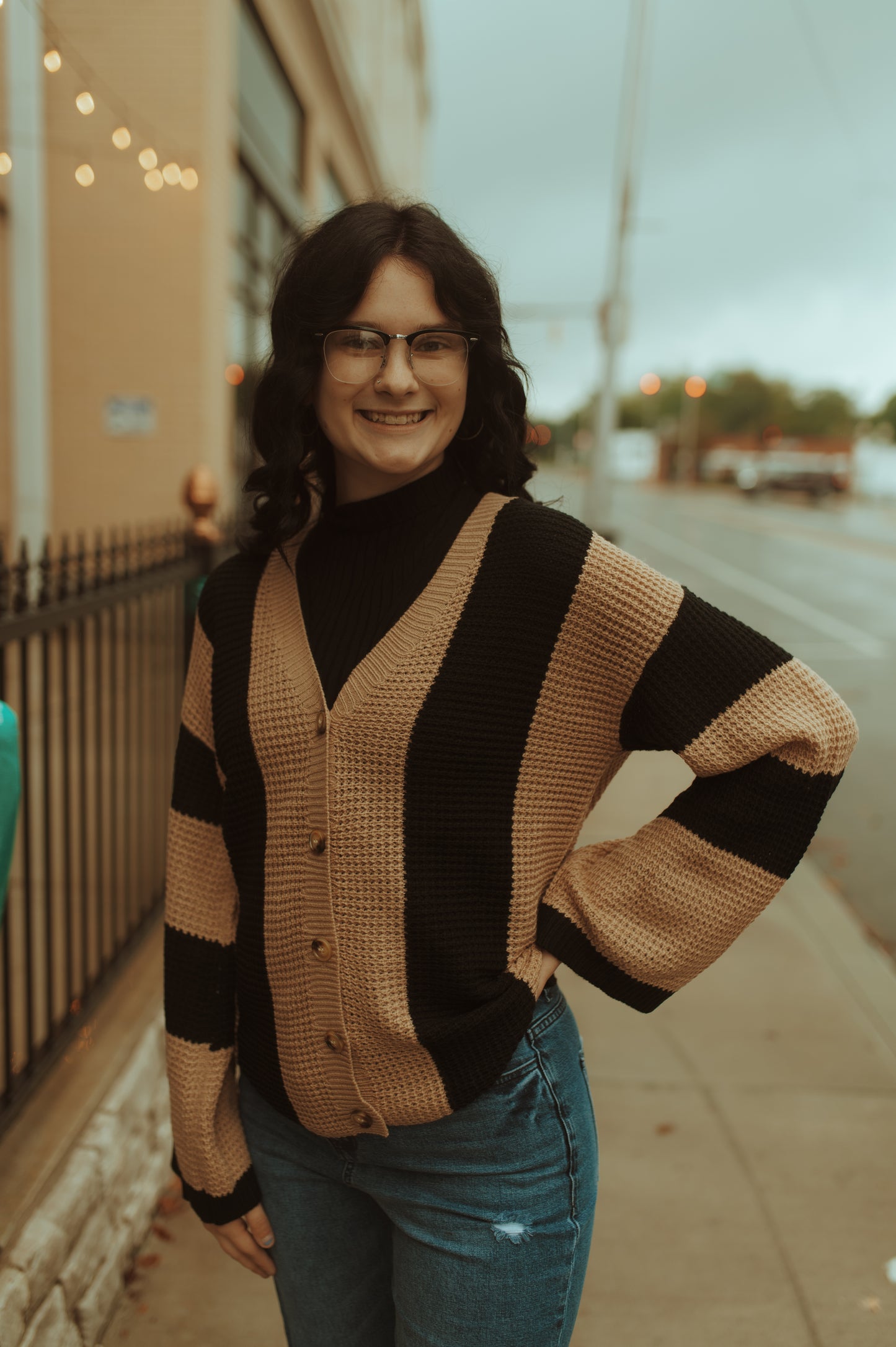 Stripe Cardigan