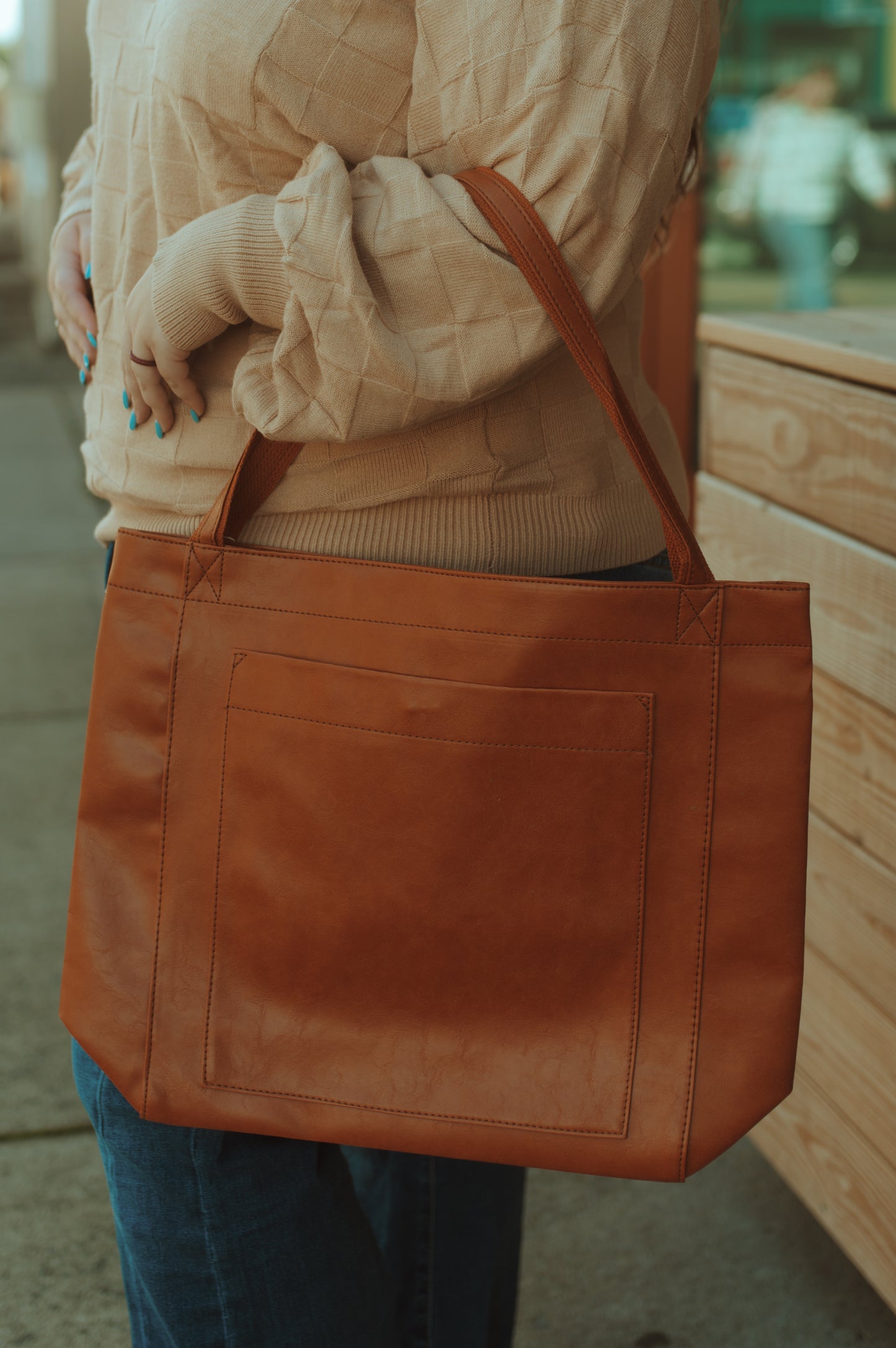 Camel Tote Bag