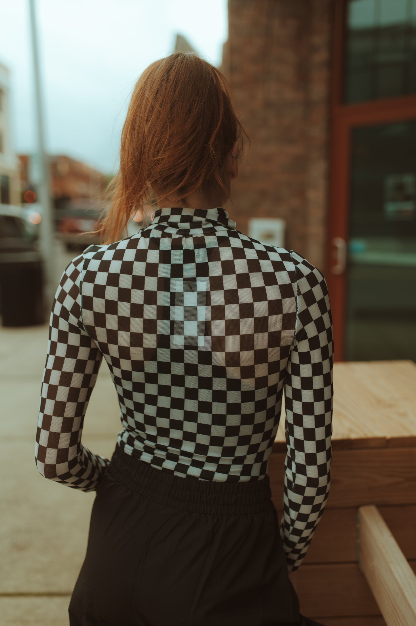 Checkered Bodysuit