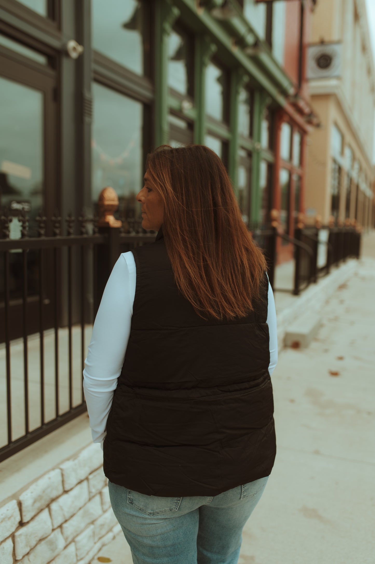 Puff Vest - Black