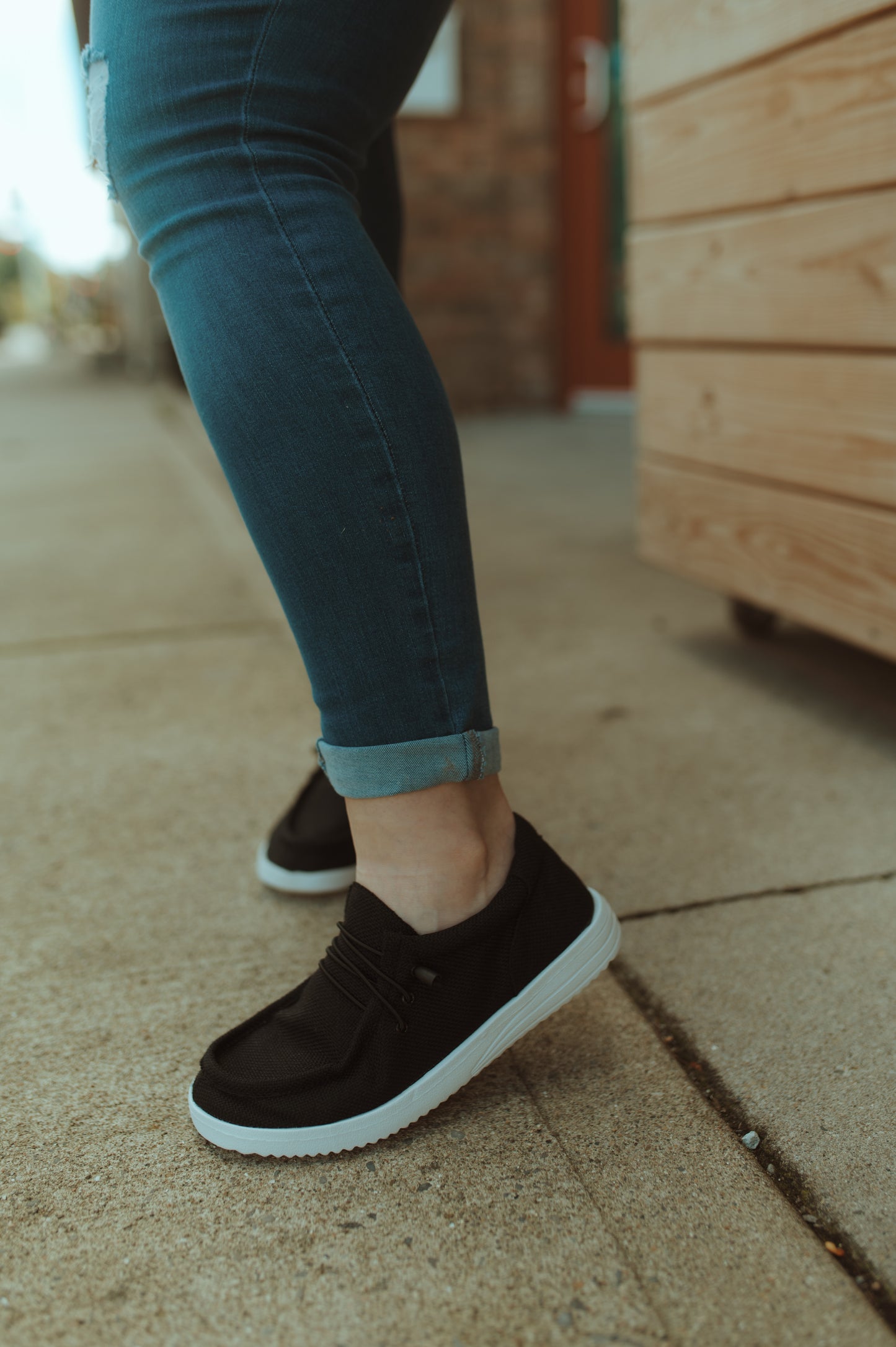 Black Slip On Shoes