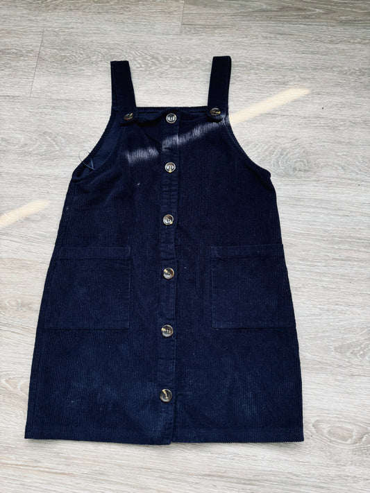 Navy Corduroy Dress - Thrift