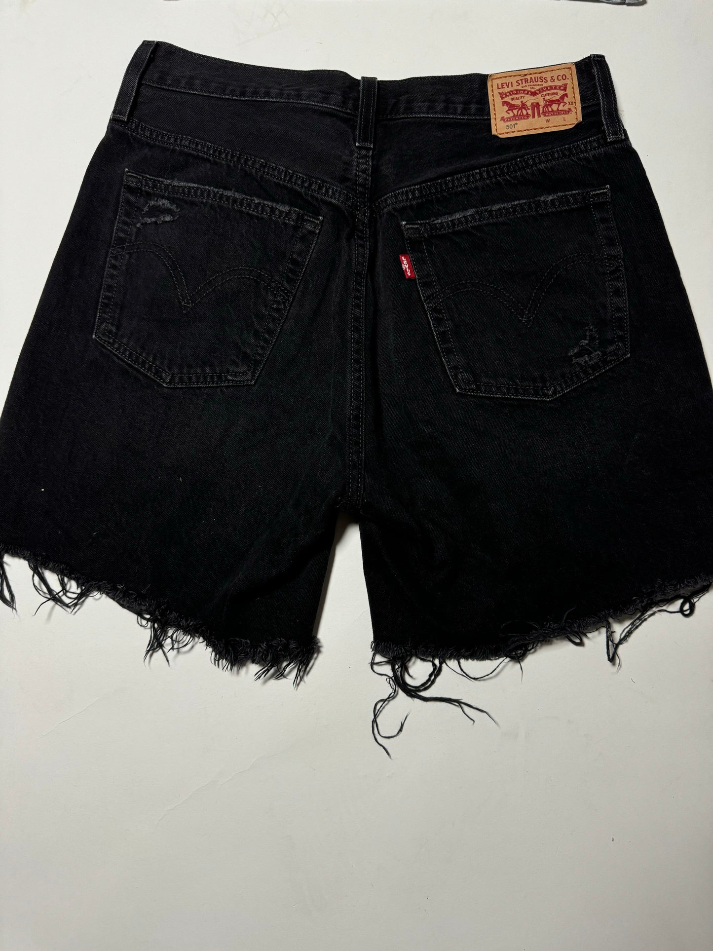 Black Distressed Levi’s - Thrift