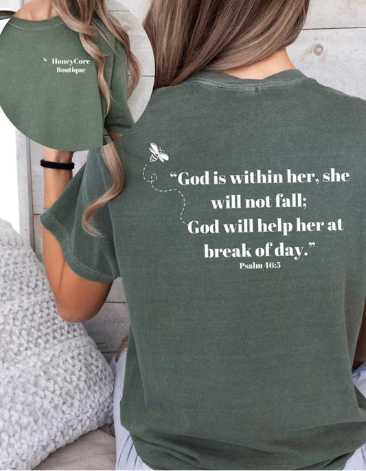 God is Within Her - Merch Tee